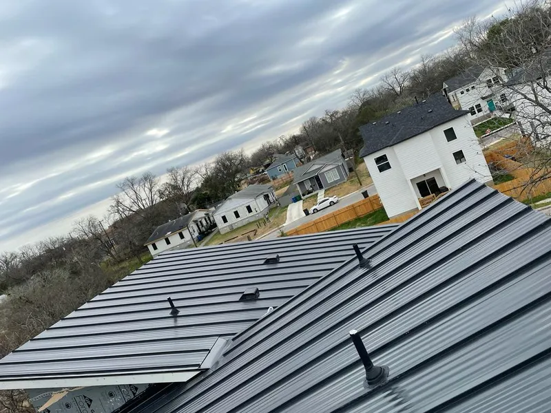 Standing seam metal roof panels with vents for Skylight Repair in Walker Mill